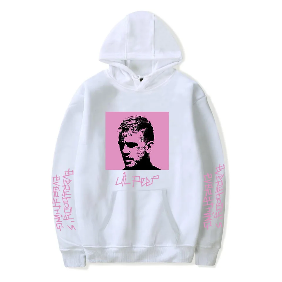 Lil Peep Funny Hoodies 2020 рэп хип хоп lilpep Couple Свитшот Harajuku уличная одежда пуловер куртка с