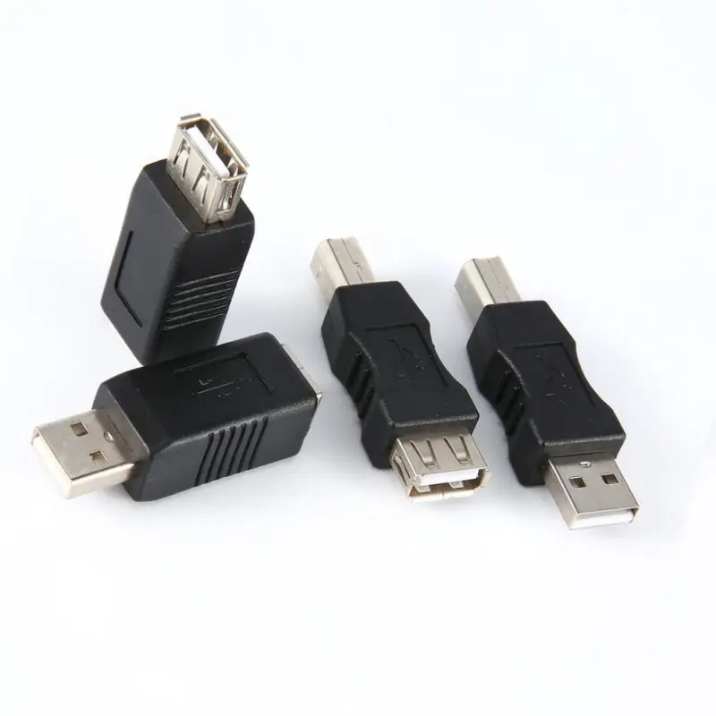 Портативный мини-адаптер для принтера штекер и разъемы 4 шт./компл. USB-адаптер