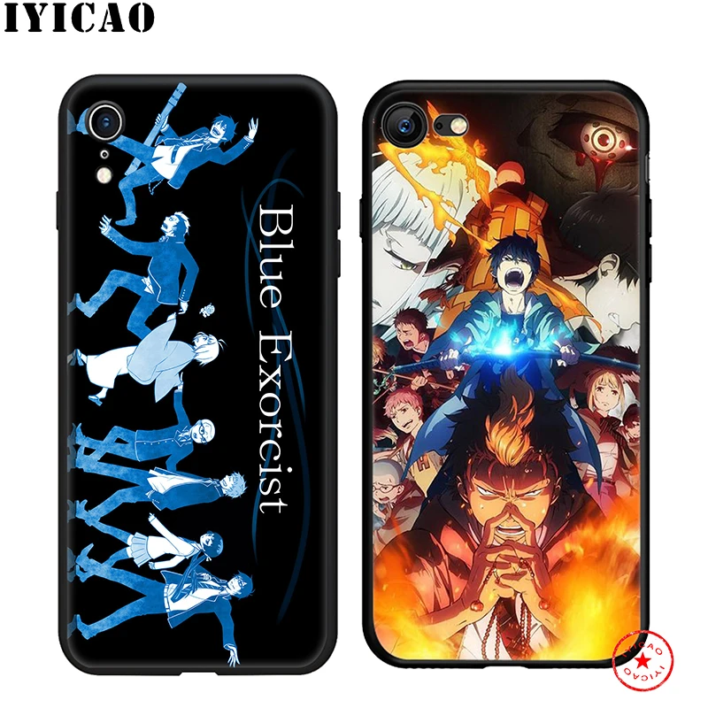 IYICAO синий эксорцист аниме мягкий чехол для телефона iPhone 11 Pro XR X XS Max 6 6S 7 8 Plus 5 5S SE