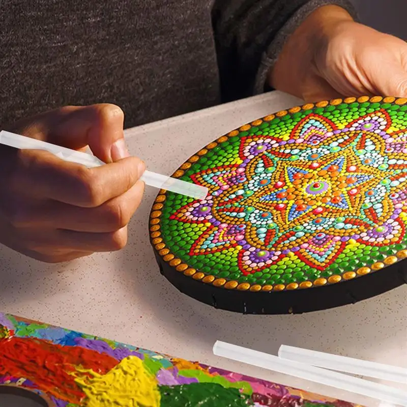 8 шт. прозрачные круглые акриловые стержни |