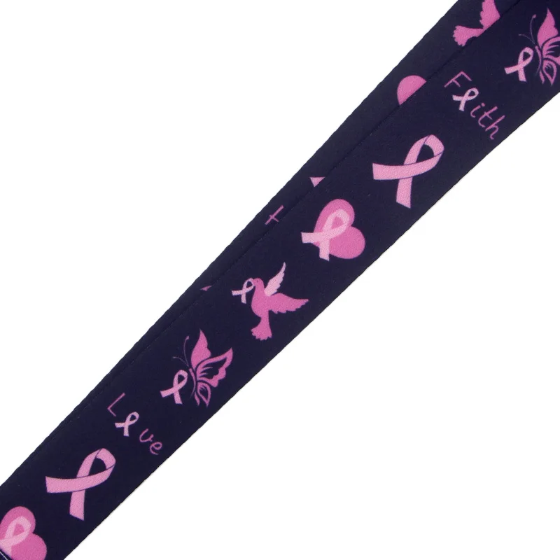 Брелок CB638 с розовой лентой для контроля рака груди держатель карт удостоверения