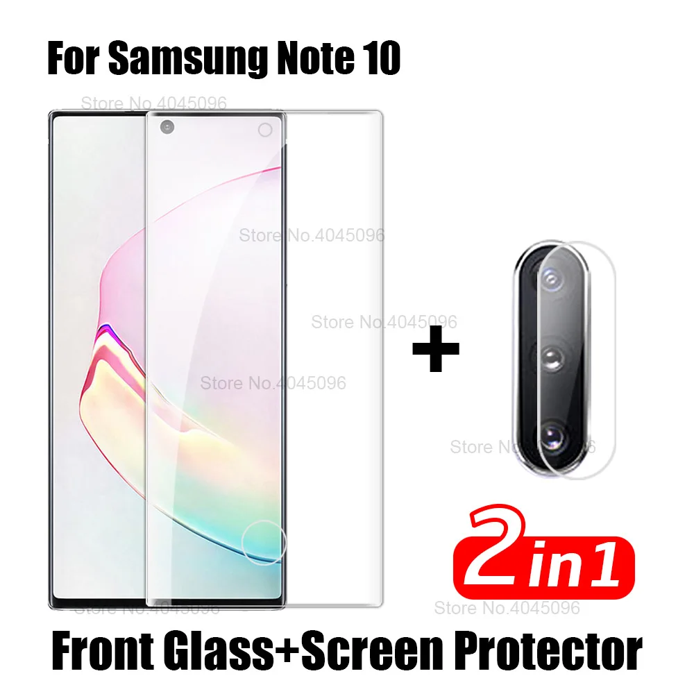 NOTE10 Clear 15D стекло камеры для samsung Galaxy Note 10 Plus закаленное стекло экрана протектор на для samsung Note10 Pro не 10 Plus стеклянная пленка - Цвет: NOTE10 Clear