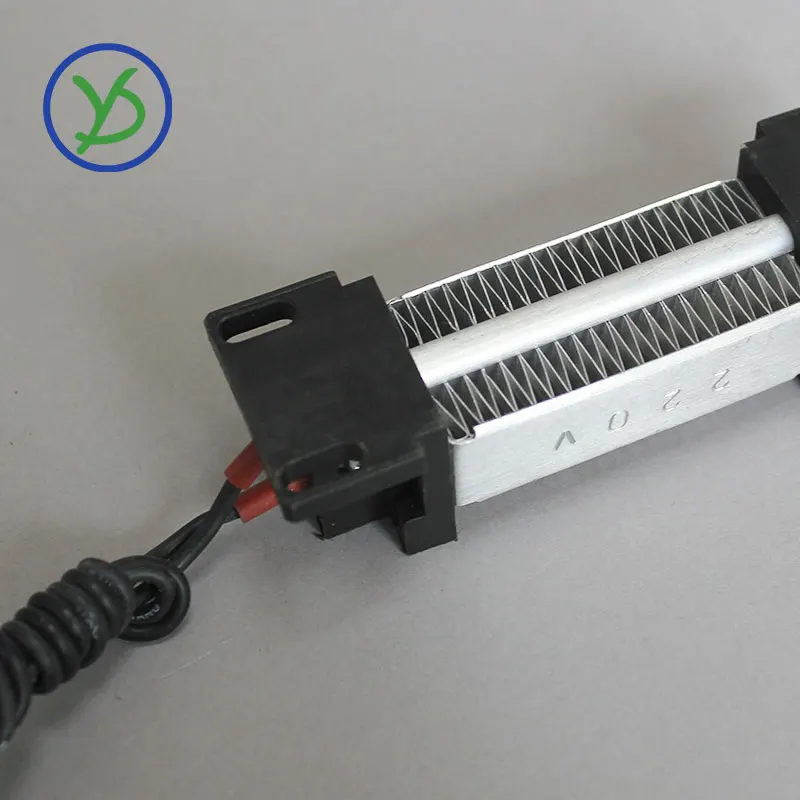 

Insulated PTC ceramic air heater Electric heater 100W 12V 98*32mm