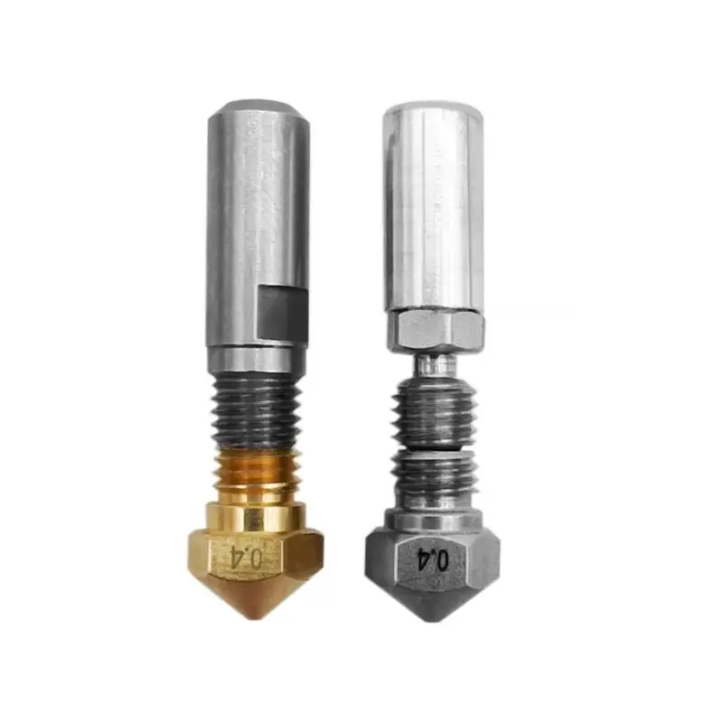 1 комплект MK10 все металлические Hotend с нагревательным блоком резьбовое сопло для