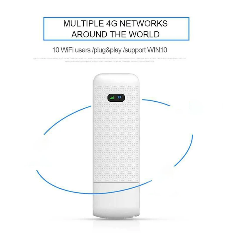Portable MiFi 4G LTE WIFI Router 150Mbps Wireless Router USB Modem with SIM Card Slot for iPhone iPad PC Laptop