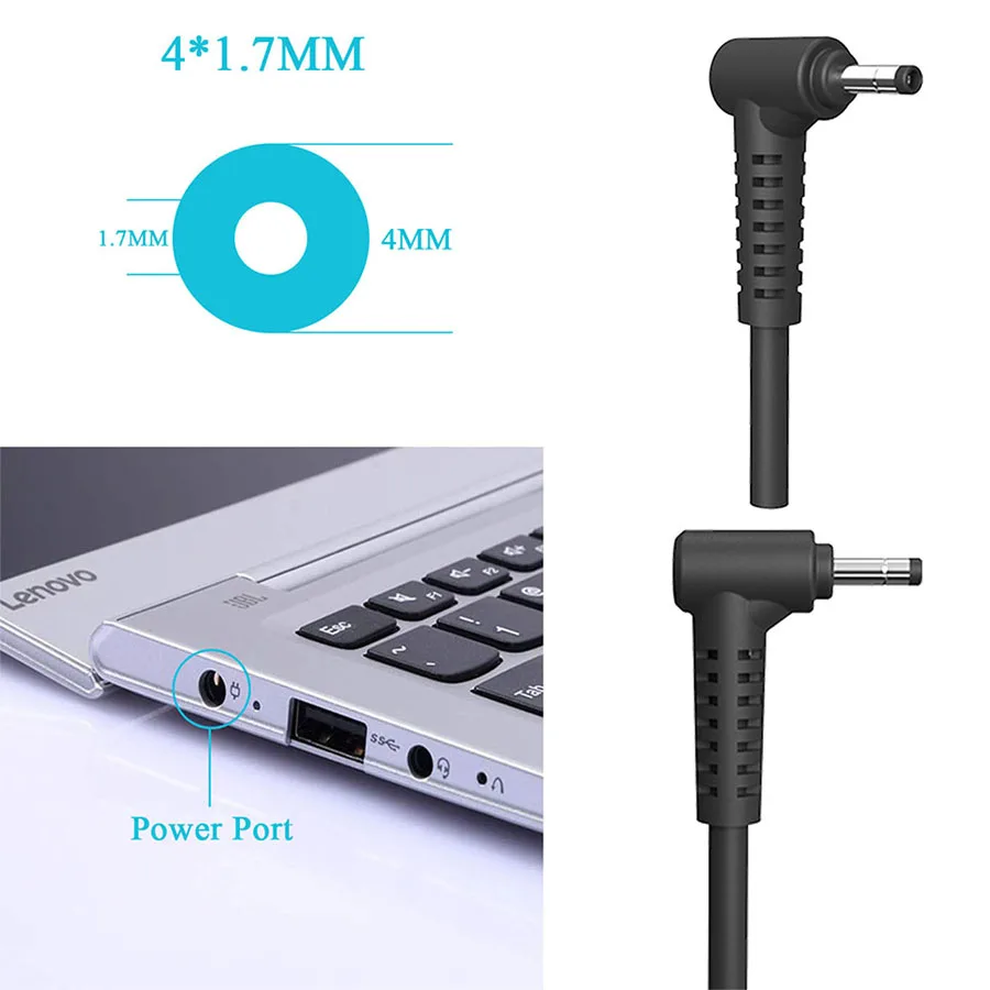 Адаптер питания Шнур ноутбук адаптер переменного тока зарядное устройство
