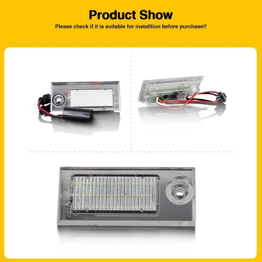 Светодиодный CANBUS без ошибок лампочка номерного знака для Audi A6 C5/4B седан 1997 ~ 2004