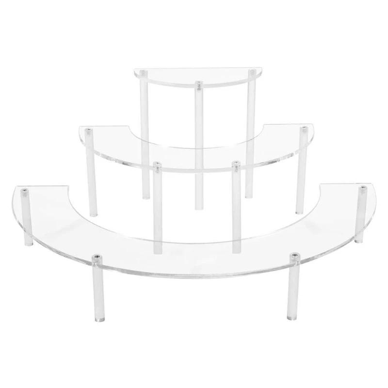 

Прозрачная Съемная акриловая Дисплей подставка для вечерние круглый держатель для кекса формы для выпечки одежда для свадьбы, дня рождения...