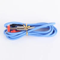 switch power supply tattoo clip cord imported blue silicone steel clip 2 4m for tattoo machine gun accessories