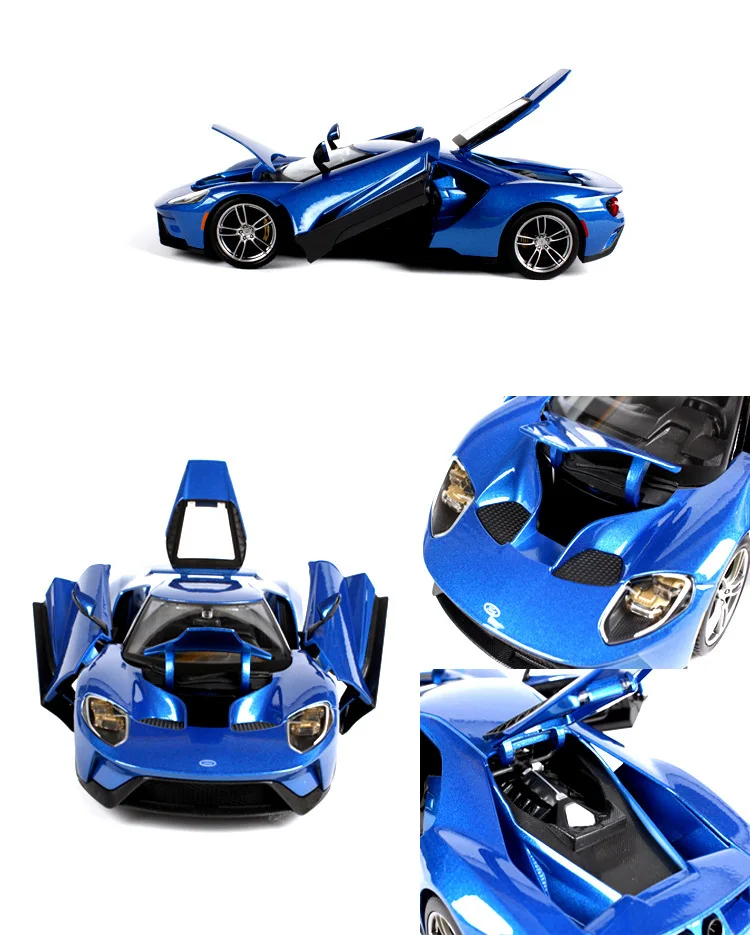 Maisto 1:18 литая под давлением машина Ford GT Модель из металлического сплава Высокая имитационная машина с базой Игрушки для мальчиков подарки для мальчиков