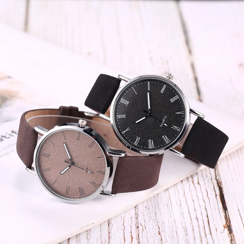 Прямая поставка минималистичные Стильные наручные часы для мужчин новый дизайн