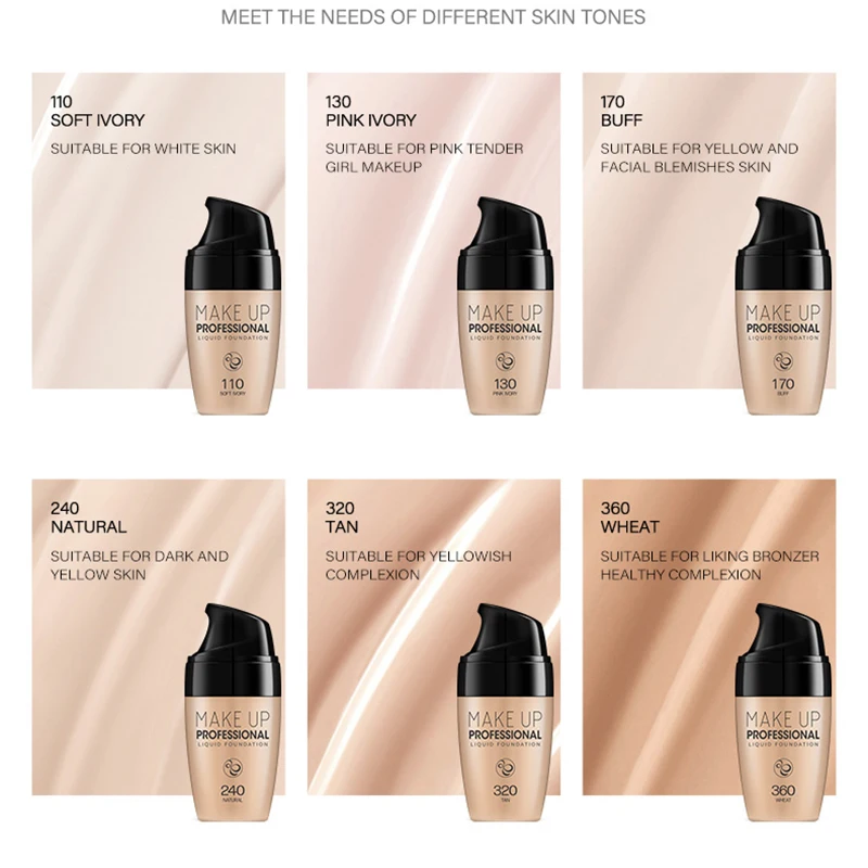 LAIKOU Жидкая основа для лица с полным покрытием тональный крем водостойкий стойкий