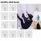 11020 шт., прозрачные настенные крючки на присоске