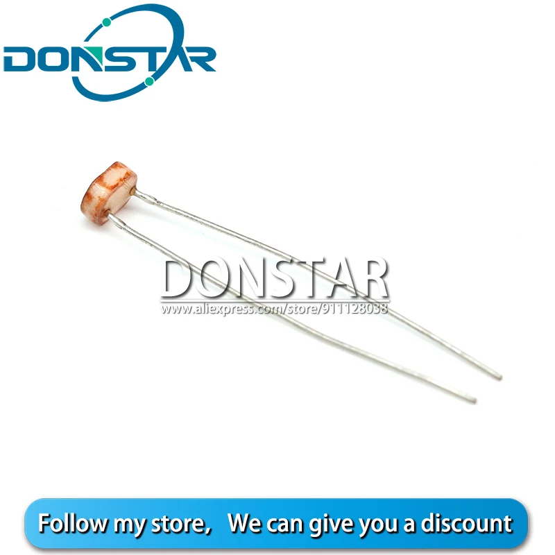 Светочувствительный резистор LDR GL5506 GL5516 GL5528 GL5537 GL5539 GL5547 GL5549 фоторезистор 5506 5516 5528