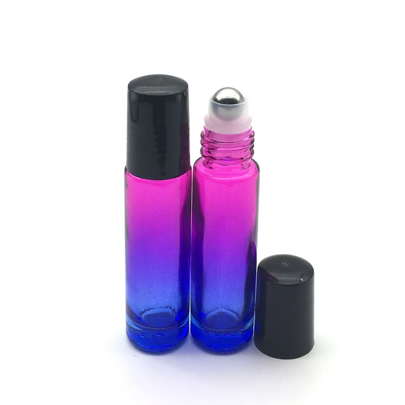 Лидер продаж 20 штук 10 мл рулонов на флакон градиент красно-синий бутылка эфирного