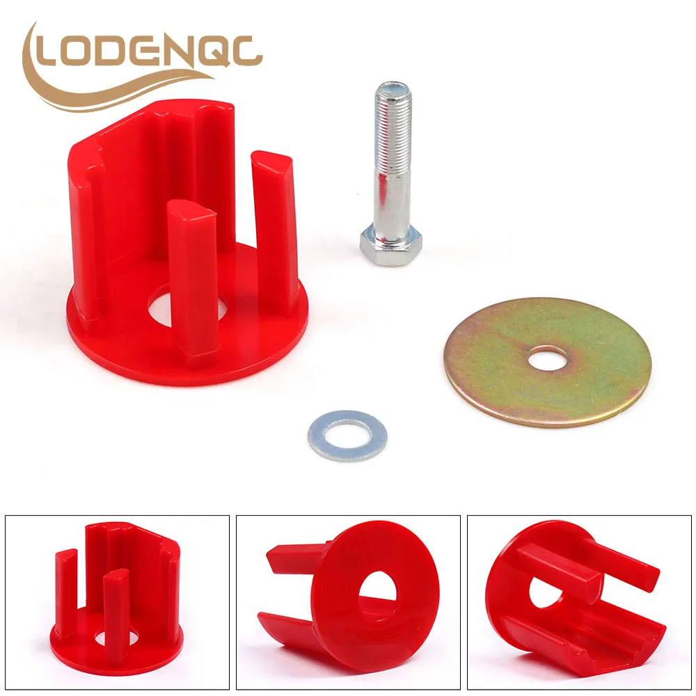 

Lodenqc Red Engine Torque Arm Insert Dog Bone Mount Kit For VW Golf GTI Rabbit Passat Tiguan EOS Audi A3 Q3 2.0TSI