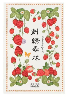 143mmx93mm fruit forest paper postcard(1pack=30pieces)