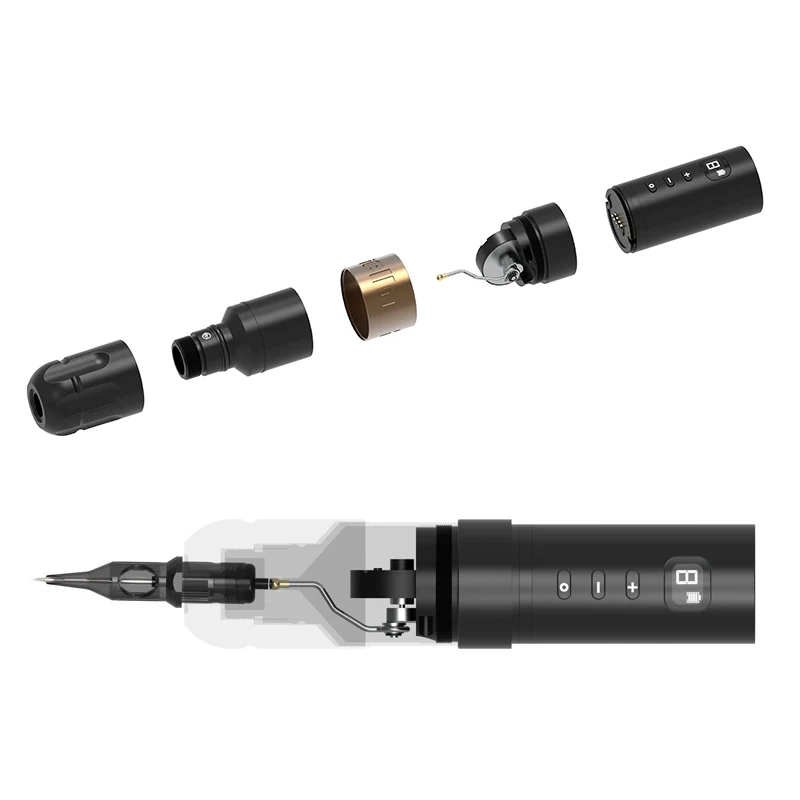 Новая высококачественная швейцарская Беспроводная вращающаяся тату-машинка