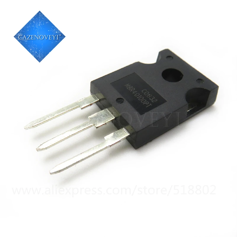 5 шт. / Лот MBR40100PT MBR40100 40A 100V диод Шоттки TO 3P в наличии|diode 40a|diode schottky |