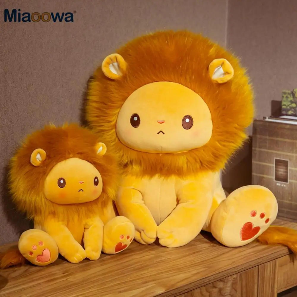 

25/40cm Good Quality Cute Sitting Lion King Plush Toy Cartoon Stuffed Animal Doll Soft Pillow Childlren Birthday Christmas Gift