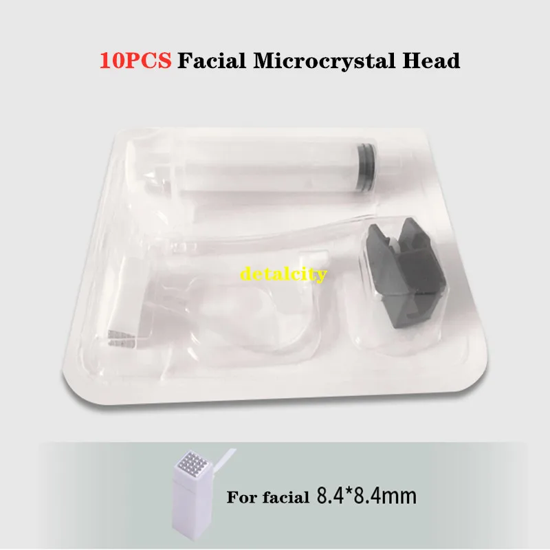 10pcs Facial needles Инструменты для лифтинга кожи лица ванадиевая титановая радиочастотная мезотерапия 3 наконечника мезо Микрокристаллическая ручка - Цвет: 10pcs Facial needles