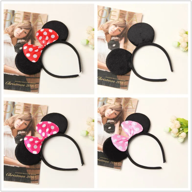 Микки повязка на голову &quotМинни&quot Милая Эльза мышь Ушная для волос маленькая