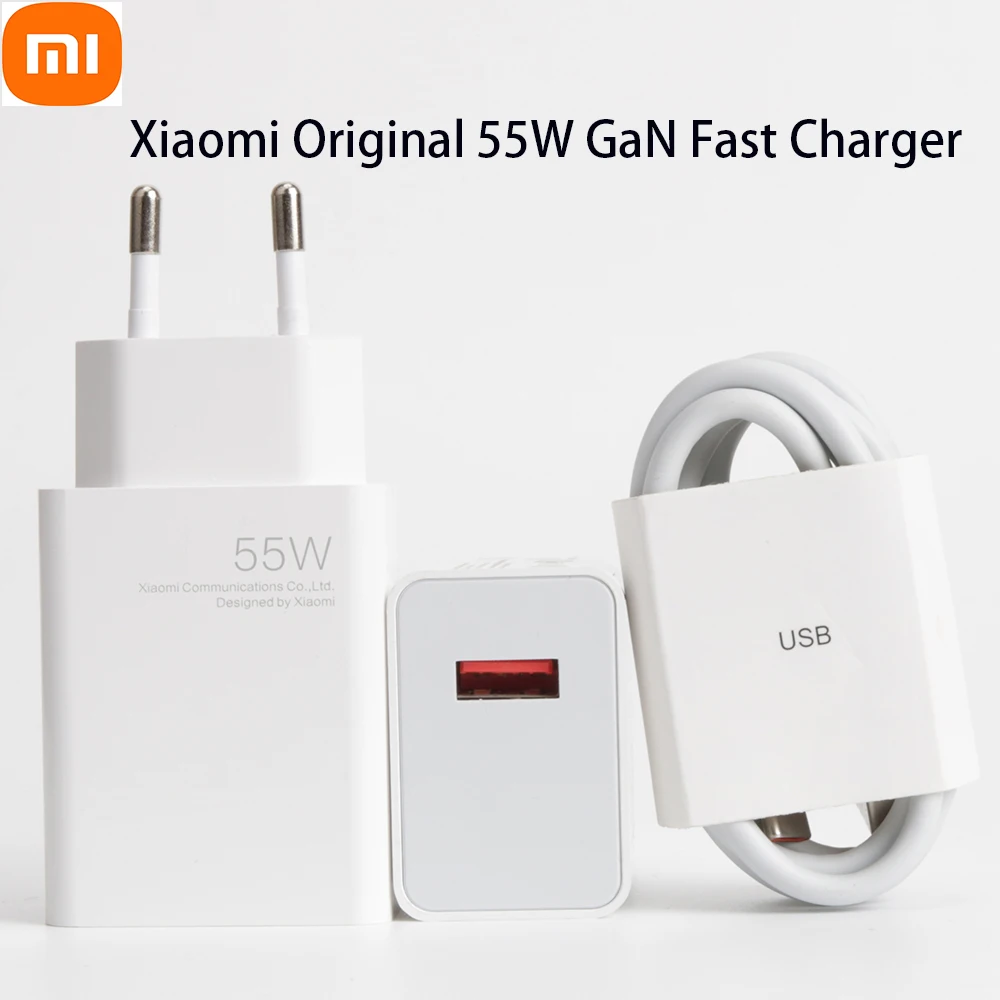 

Зарядное устройство xiaomi 55 Вт, устройство для быстрой зарядки 6A, Type C, для Xiaomi 11, 10 Lite, redmi note 9, 10 pro, 10, K40, 30 pro, оригинал