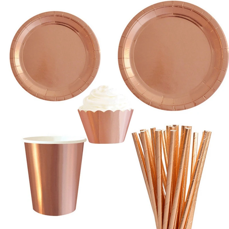 Одноразовые салфетки для бумажных стаканчиков набор дисков из розового золота