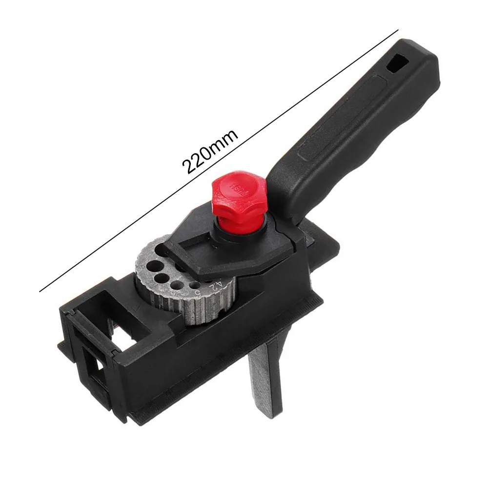 

10 Holes Woodworking Drilling Locator DIY Guide Punching Dowel Positioner 3-12mm Wide Application Range Easy to Operate