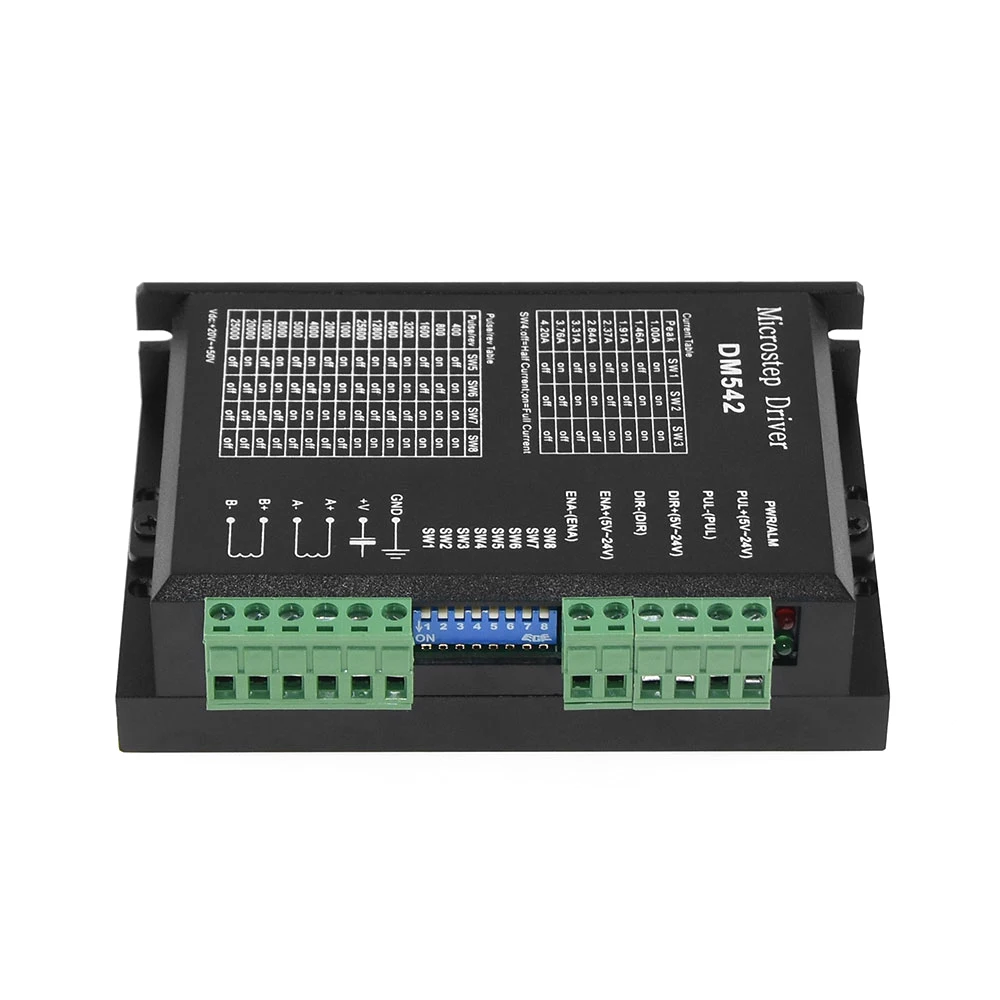 Контроллер шагового двигателя DM542 2-фазный цифровой драйвер макс. 18-48 В