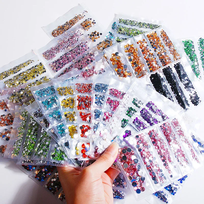 

1000PCS Nail Art Decorations Nail Rhinestone Nail Jelly Nail Crystals Nails Accessories Nail Gems Nail Stones Nail Diamonds