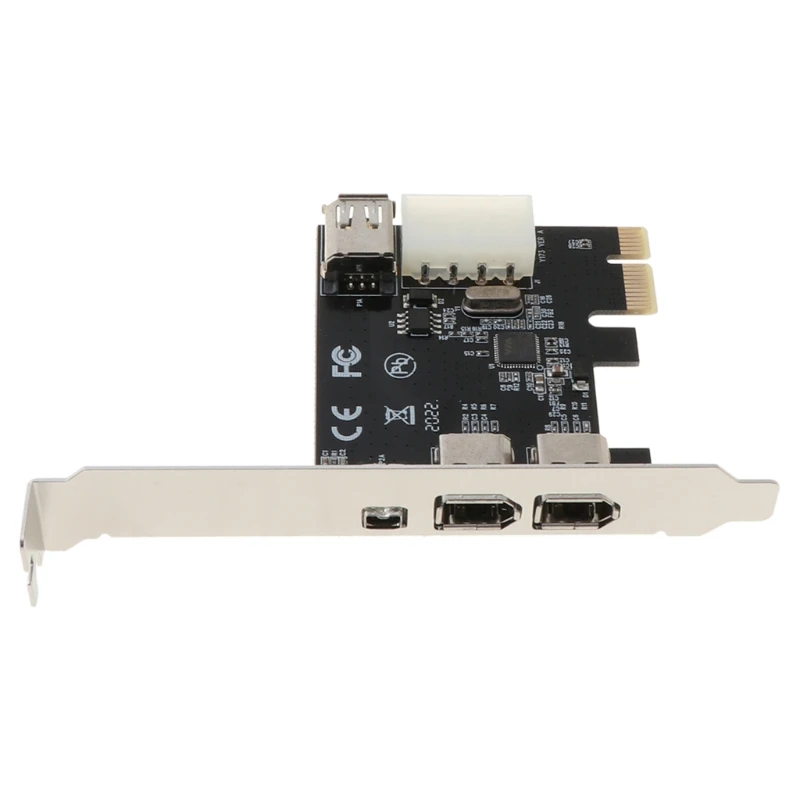 1 комплект PCI-e 1X IEEE 1394A 4 порта (3 + 1) адаптер карты Firewire с 6 контактами на Pin 1394 кабель