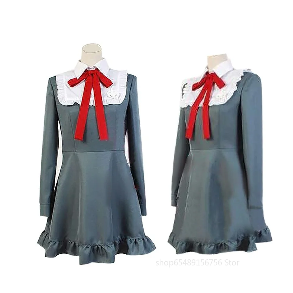 

Anime Danganronpa Cosplay Costume Monaka Monaca Towa Dress Set Cosplay Christmas Uniform Woman Girl Dress Halloween Party Gift