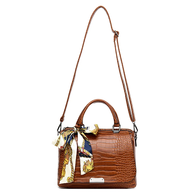 

2019 New Women's handbag fashion Stone Boston Ribbon Women Bags luxury female shoulder bag Black new designer ladies handbag