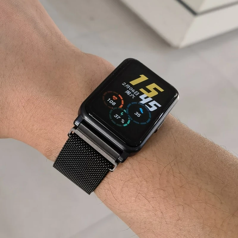 Milanese loop for Amazfit gts/2/3/Bip/mini/Gtr/47mm 20mm 22mm watch strap Smart bracelet active 2 40mm huawei watch gt 2 3 strap