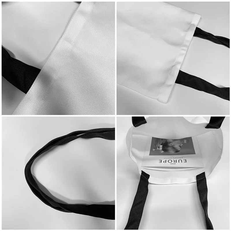 Модная Милая тканевая сумка-шоппер из альпаки для женщин складная многоразовая