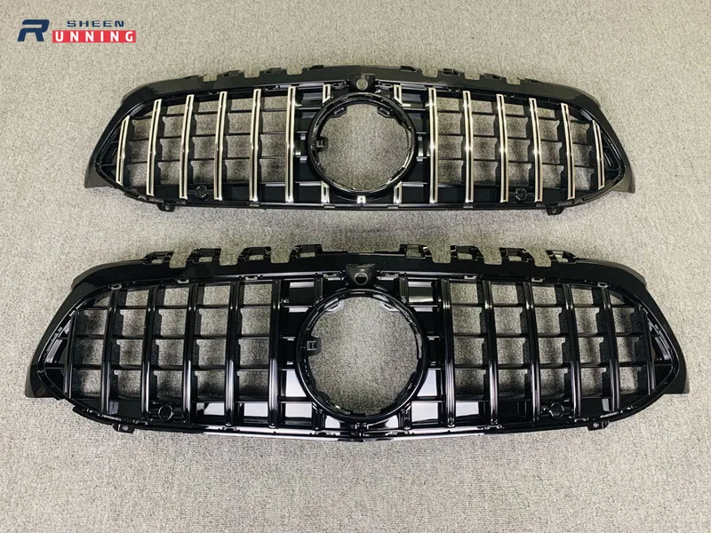 

Подходит для mercedes New C class W205 amg GT R GTR grill для c180 c200 c300 2015-18 sports edition grill без эмблемы