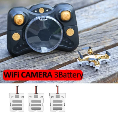 WIFI cam 3B Дроны с камерой Hd Wifi Fpv игрушки профессиональный селфи мини Дрон Rc вертолет игрушки для детей вертолет - Цвет: WIFI cam 3B
