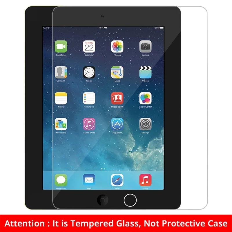Чехол для iPad 2 3 4 9.7 магнитный стенд из искусственной кожи чехол для iPad2 Smart Cover для iPad3 планшет чехол для iPad 4th поколения чехол - Цвет: Glass Film(Not Case)