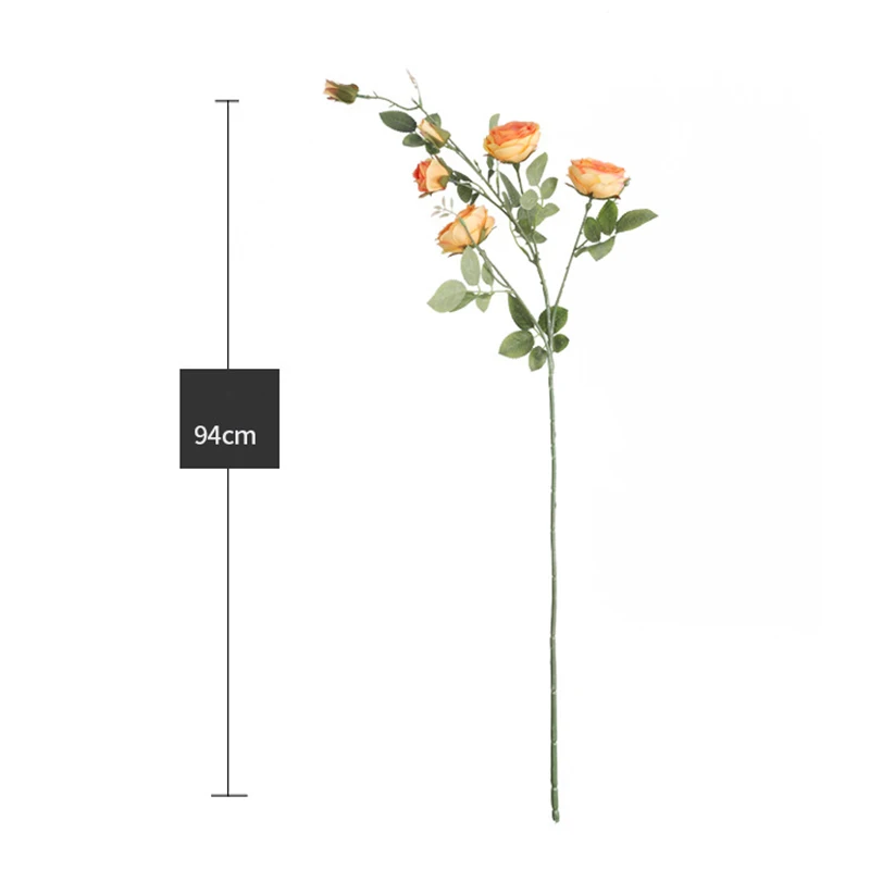 

10Pcs Artificial Flowers Forever Rose Boho Living Room Decoration Country Wedding Deco Head Flower Pink Powder Decoration Home