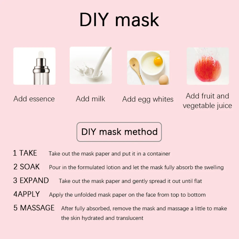 20/50/100 Tablets Disposable Compressed Mask Paper Non-woven Fabric DIY Add Essence Moisturizing Beauty Face Care Tool | Красота и