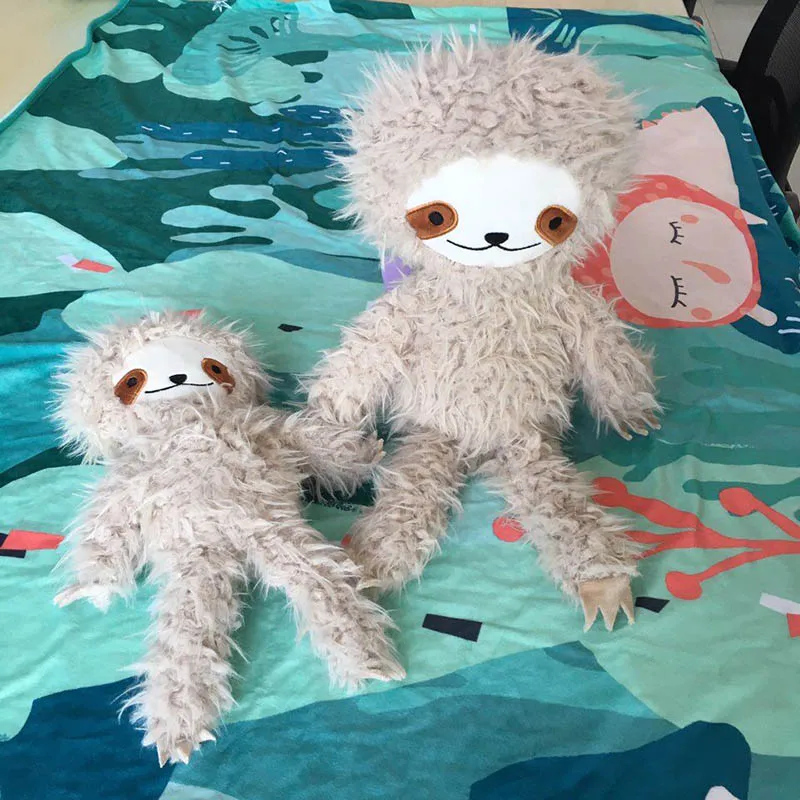 Ленивец Мультфильм Плюшевая Игрушка Детская кукла мягкая подушка диванная для