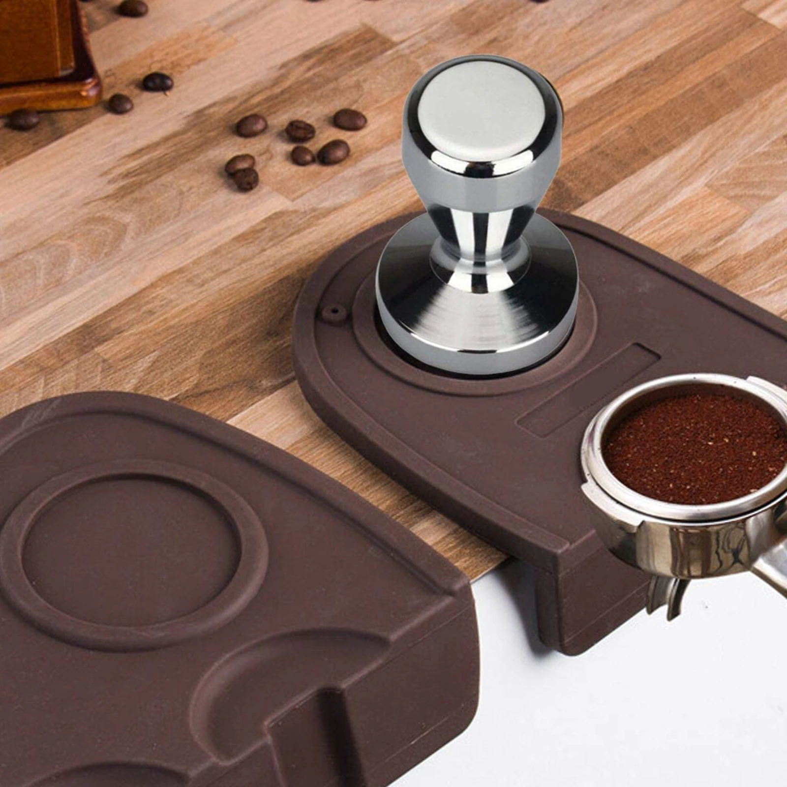 

Coffee Powder Press Electroplated Stainless Steel Powder Press High Quality Stainless Steel Coffee Grinder Coffee Tamper