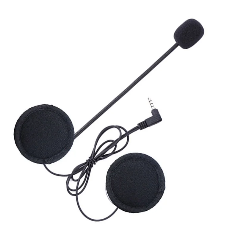 

Helmet Headset Mic Speaker For Motorcycle Bluetooth Intercom BT V6 1200m For Motorcycle Helmet Headphones MP3 Speaker
