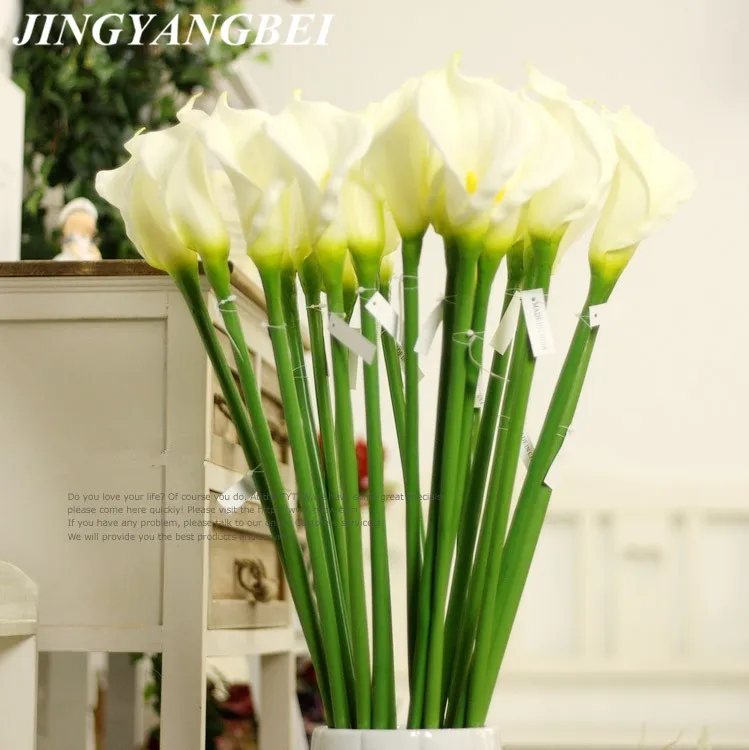 

Large 65-95cm high elegant Real touch calla Pu artificial flower decoration flower wedding Valentine's day