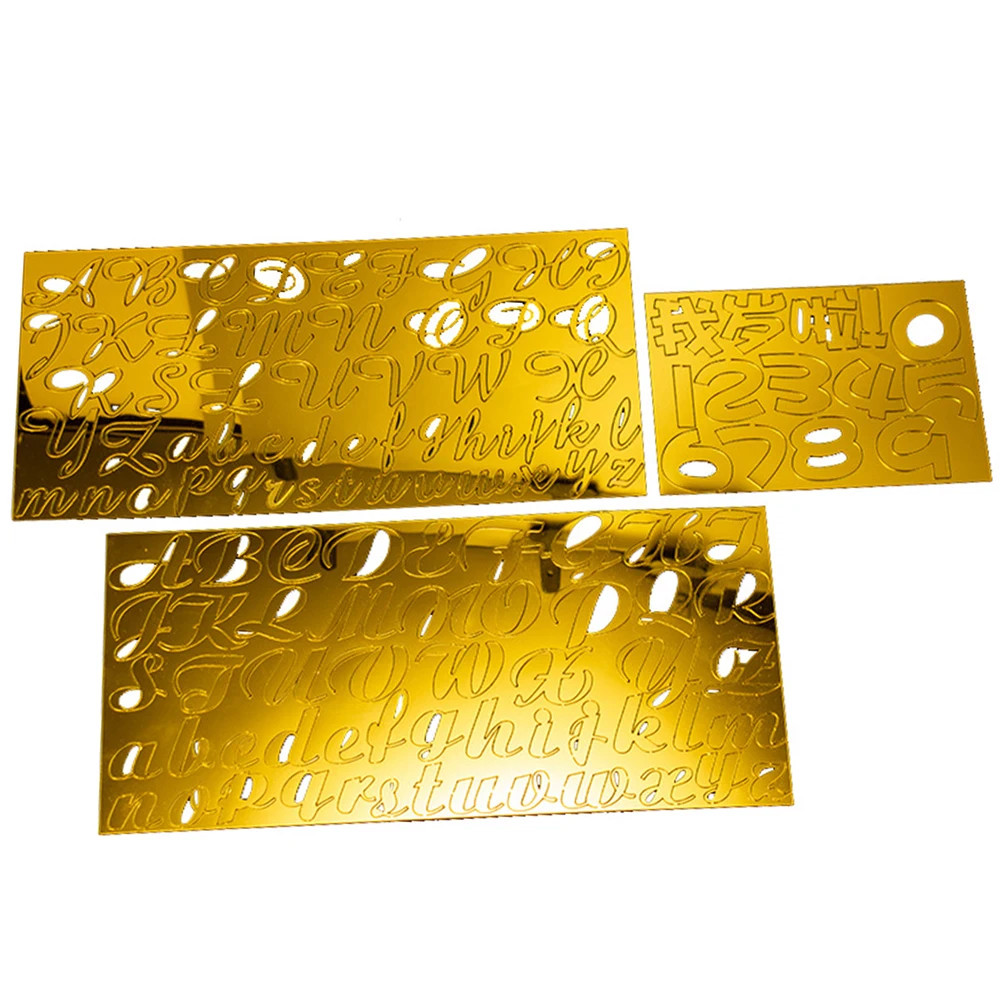 Акриловая Форма для букв алфавита пресс форма печенья DIY штамп в виде торта