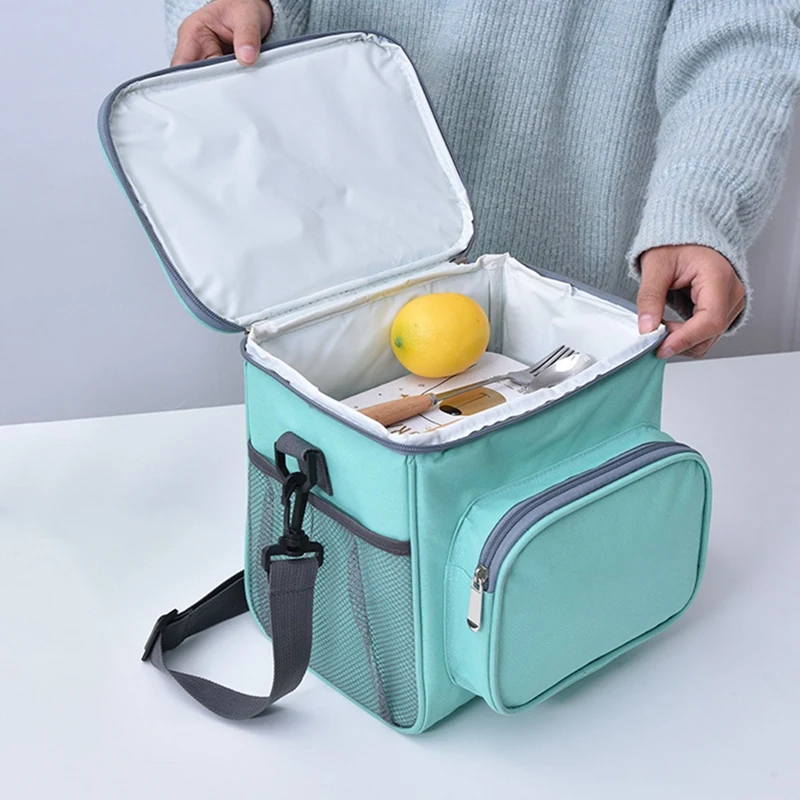 

Oxford Cloth Insulated Bag Picnic Bento Box Bag Portable Lunch Box Bag Lunch Bag Ice Bag Thermal Bag picnic Go to work