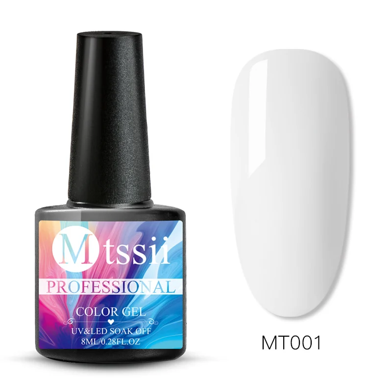 VS01418 Цветной Гель-лак Mtssii для ногтей, Набор ногтей, впитывающее верхнее Базовое покрытие, УФ-Гель-лак, Полупостоянный маникюрный лак для ногтей - Цвет: VS01418