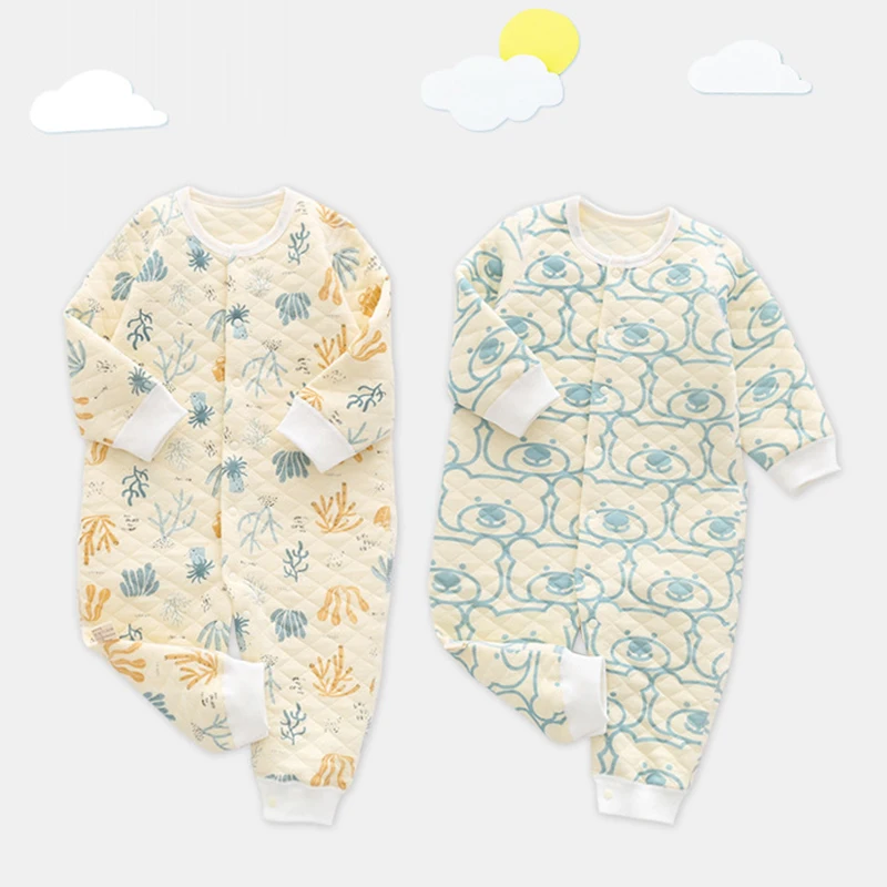 

Baby Winter Romper Thick Fabric Toddler Girl Winter Clothes One-Pieces Infant Boy Winter Clothes Newborn Cotton