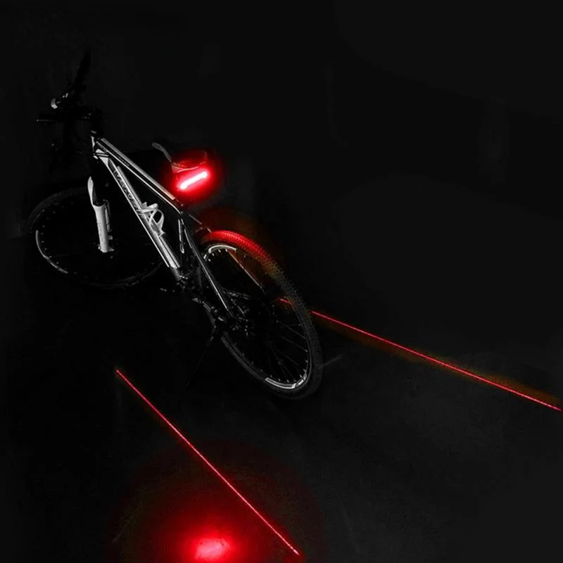 

Professional Night Cycling Rearlights Bicycle LED Tail Light Waterproof Safety Warning Light with Laser Remote Control